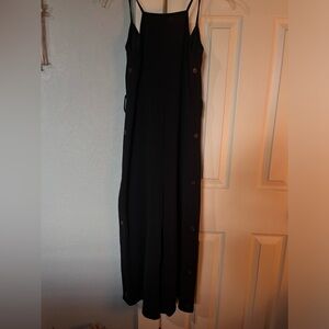 Derek Heart Black Jumper with Buttons along both sides Size Small